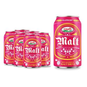 Nouveau Produit Bière Sans Alcool MALT 330ml Saveur Pêche Carbonatée en Boîte ou Bouteille PET ou Sans Alcool OEM/ODM Faible MOQ - Product Image 6