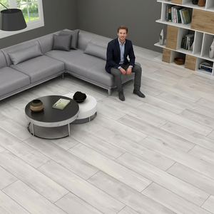 Azulejos de baño de porcelana de cerámica de fabricantes de fábrica de Shandong, tablones de tira de madera de 20x120cm, azulejo de suelo de 200x1200mm - Product Image 2