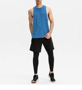 Débardeur de sport pour hommes, sans manches, ample et déchiré, pour la musculation et l'entraînement, vente en gros - Product Image 1