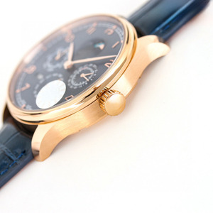 Reloj de Hombre Mecánico Automático de Edición Limitada con Bisel de Oro Rosa de Lujo, Calendario Perpetuo, Fase Lunar, Estilo Casual, Deportivo y de Negocios - Product Image 4