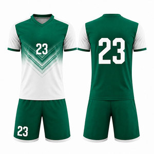 Conjunto de Camiseta de Fútbol Sublimada con Logotipo Personalizado, Ecológica, Transpirable, de Secado Rápido, Elástica en 4 Direcciones, Antibacteriana, Unisex, Corta y Resistente al Viento - Product Image 5