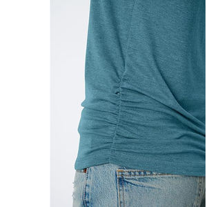 Top sin mangas para mujer con dobladillo sin rematar, mezcla de algodón y poliéster, estilo casual y urbano, corte holgado - Product Image 5