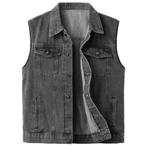 Chaleco Vaquero de Diseño Superior, Transpirable, de Alta Calidad y Secado Rápido para Hombre, Sin Mangas, Estilo Casual, Ropa Urbana - Product Image 1