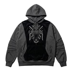 2026 Trendy Women Heavyweight <b>Hoodie</b> 500gsm Cotton Fleece 3D Embroidery Badge Punk Style Lined Breathable Pullover Manufacturer - Product Image 1