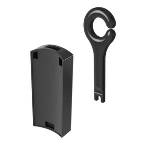 AOLQ all'ingrosso ABS Non-foratura a parete Dispenser di sapone staffa per <span class=keywords><strong>Shampoo</strong></span> Gel <span class=keywords><strong>doccia</strong></span> B staffa Hotel <span class=keywords><strong>porta</strong></span> bottiglia - Product Image 3