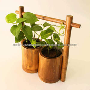 Maceta Colgante de Bambú Hecha a Mano al Mejor Precio, Diseño Europeo, Maceta Decorativa, Cesta Colgante para Interiores y Exteriores, Decoración de Jardín - Product Image 6