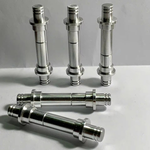 Tige en aluminium usinée sur mesure par CNC, composants mécaniques industriels de haute précision, fournis par le fabricant - Product Image 1