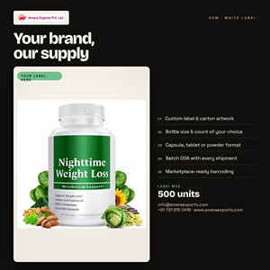 Cápsulas Quemagrasas Nocturnas de Marca Privada, Suplemento para el Control de Peso para Mujeres y Hombres, Venta al Por Mayor OEM - Product Image 6