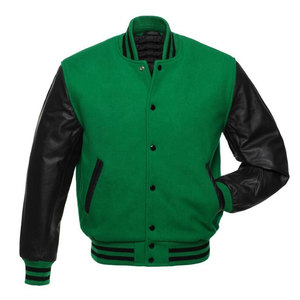 Vestes de baseball en laine unie de qualité supérieure personnalisées avec logo brodé en chenille de laine, motifs camouflage et dessins animés, boutons sur le devant - Product Image 1