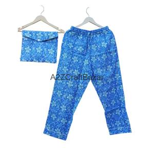 ชุดนอนฤดูหนาวผ้าฝ้าย 100% สำหรับผู้หญิง ลายดอกไม้ เซ็กซี่ โรแมนติก หรูหรา เอวยางยืด แขนสามส่วน แห้งเร็ว นุ่มสบาย - Product Image 2