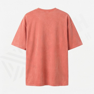 เสื้อยืดคอกลมทรงหลวมสำหรับผู้หญิง สีพื้น ผ้าฝ้าย 100% ระบายอากาศได้ดี สวมใส่สบาย แขนสั้น เหมาะสำหรับฤดูใบไม้ผลิและฤดูร้อน - Product Image 3