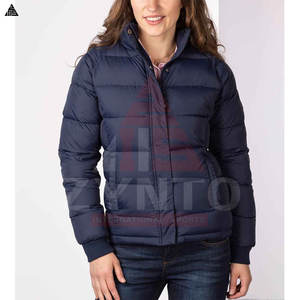 Blouson matelassé classique pour femme, respirant, couleur unie personnalisable, tissu tendance de haute qualité - Product Image 5