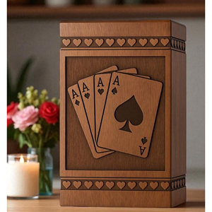 Eco-Friendly Wooden Urn for Biodegradable Burial Sustainable Bamboo Cremation Urn for Ashes by AYAANS - Product Image 5