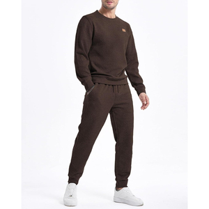 Modern Premium Tracksuit <b>Set</b> for Men and Women 2 Piece Unisex Sweatshirt <b>Jogger</b> Pants Casual Lifestyle <b>Matching</b> Outfit - Product Image 1