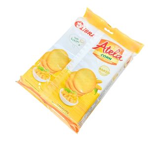 แครกเกอร์ข้าวโพดกรอบ ลิบรา 228 กรัม ขนมขบเคี้ยวเพื่อสุขภาพ-ขายส่ง - Product Image 5