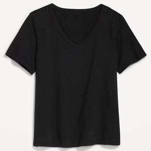 Women's Oversized T-<b>Shirt</b> Short Sleeve Regular Casual Wear Solid Color Summer 100% Cotton Breathable Vintage T <b>Shirts</b> - Product Image 3