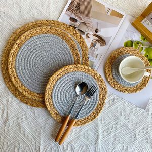Manteles Individuales de Jacinto de Agua Naturales, Rústicos y Duraderos, Estilo Clásico, Venta al por Mayor, para Decoración de Mesa de Comedor y Cocina - Product Image 5