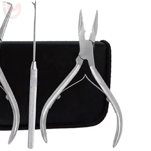 Stainless Steel Hair Extension <b>Pliers</b> <b>Sets</b> Kit Hook Needle Professional Wholesale Hair Extensions Tools Custom - Product Image 2