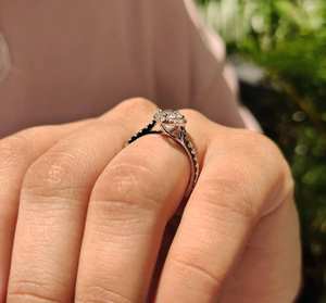 Bague Marquise en Or 18K pour Femme avec Moissanite 1CT, Bijou de Mariage de Haute Qualité, Cadeau d'Anniversaire, Fournisseur en Gros B2B - Product Image 3