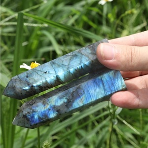 Torre de Cristal de Labradorita Natural Chakralume, Pulida a Mano, Piedra Curativa, Meditación, Reiki, Energía de Chakra, Decoración Espiritual - Product Image 2