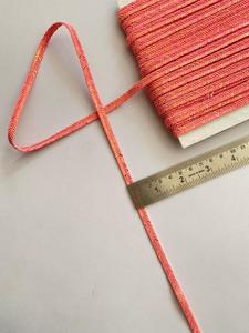 Customized Color High Tenacity Polyester Cotton Metallic Woven Embossed Rick Reck Trim 7mm Width Lace Trim Garment - Product Image 5