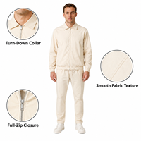 Ensemble veste et pantalon décontracté pour homme, livraison rapide, stock en gros, expédition rapide, tenue légère pour usage extérieur décontracté, veste pour homme