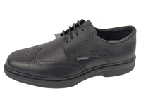 Chaussures habillées à lacets pour hommes Aircom Derby, dessus en cuir véritable, semelle intermédiaire en EVA, coussin d'air, semelle antidérapante en TPR, marque privée OEM