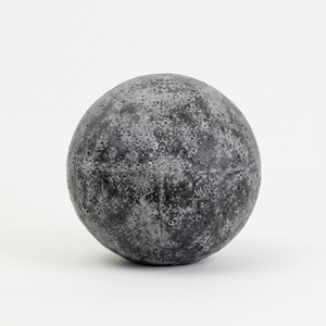 Vase sphérique artisanal en terre cuite rustique noire Pelota M, pot décoratif en céramique, vente en gros - Product Image 1