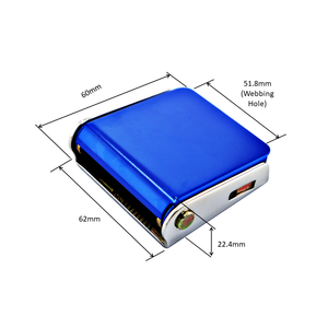 Hebilla de Cinturón de Seguridad S50C de Acero al Carbono con Durabilidad de 20000 Ciclos para Correas de Equipos de Exterior - Product Image 2