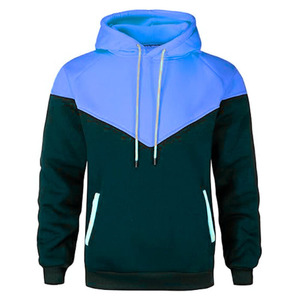 Sweat-shirt à capuche pour homme, tissu respirant et écologique, pull à manches longues, design avec poche, logo sur le devant, personnalisable et imprimable - Product Image 5