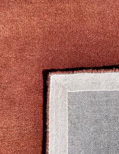 Tapis d'intérieur doux en laine marron tufté à la main, écologique, antibactérien, antidérapant, adapté aux animaux domestiques, abstrait, moderne, couleur unie, pour salon - Product Image 3