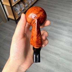 Pipa de fumar de madera premium hecha a mano, pipa de tabaco clásica rústica de madera natural, artículo de regalo a bajo costo por AALIYAN IMPEX - Product Image 2