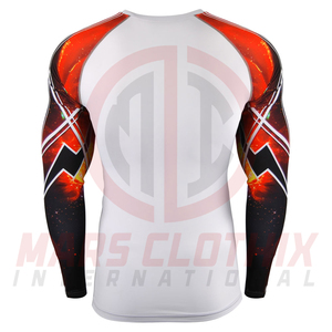 Wholesale Custom Logo 3D Printed Jiu Jitsu Bjj Rash Guard <b>for</b> <b>Men</b> Top Seller <b>Compression</b> Breathable T <b>Shirt</b> <b>For</b> Boys - Product Image 3