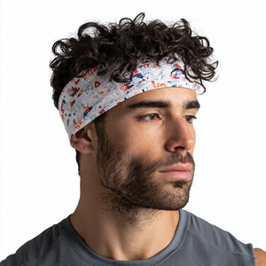 Non Slip Athletic <b>Headband</b> Moisture Workout <b>Headband</b> Running Gym Yoga Hair Head Bands Women - Product Image 5