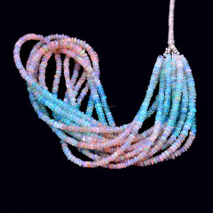 Cuentas Redondas Lisas de Ópalo Etíope 100% Natural, Multicolores, de 3 mm a 8 mm |   Cuentas de Ópalo Sueltas para la Fabricación de Joyas - Product Image 3