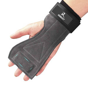 Sangles de musculation en cuir de vachette respirantes pour la gym et les exercices de fitness - Soutien de poignet léger et écologique - Product Image 1