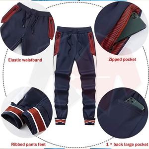 ชุดวอร์มผู้ชาย Ryan Pro Gear แบบสั่งทำพิเศษ ระบายอากาศได้ดี สีพื้น ไซส์ใหญ่พิเศษ รับสกรีนโลโก้หรือปัก ขายส่ง - Product Image 4