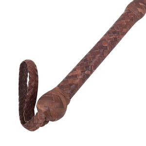 Látigos de Cuero Artesanales Clásicos para Colección y Exhibición, Diseño Trenzado de Cuero Hecho a Mano, Tradicional - Product Image 2
