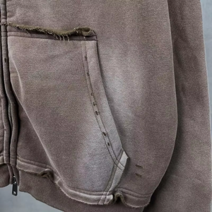 Sweat-shirt à capuche personnalisé en gros, en coton épais de qualité supérieure, pour hommes et femmes, sweats à capuche vierges avec impression de logo, fabricant - Product Image 5