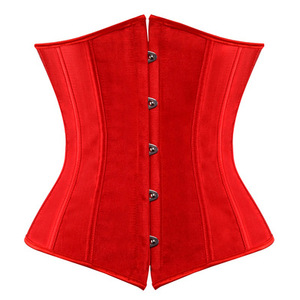 Underbust <b>Corset</b> and Waist Cincher Bustiers <b>Top</b> Workout Shapers Medium Control <b>Leather</b> Plus Size Lingerie S-6XL - Product Image 4