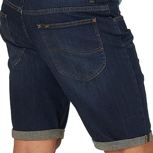Pantalones Cortos de Mezclilla para Hombre con Diseño Personalizado, Cintura Elástica, Fabricación OEM, Lavado Claro - Product Image 6
