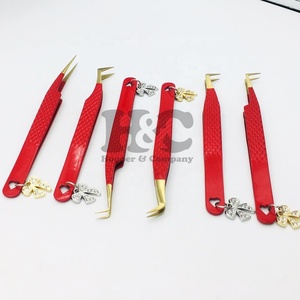 แหนบต่อขนตาปลายแหลมแบบมืออาชีพแหนบต่อขนตาปลอมขนมิงค์แบบยั่งยืนกันแม่เหล็กสแตนเลสออกแบบได้ตามต้องการ - Product Image 3