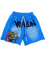 100% coton court grande taille hommes Shorts pantalons été décontracté plage Odm Oem blanc Shorts logo personnalisé Shorts pour hommes