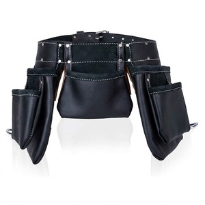 Welded <b>Tool</b> Belt Bag Electrician Pouch Waist <b>Tool</b> Holder Multi Pocket Organizer for Repair <b>Work</b> - Product Image 4