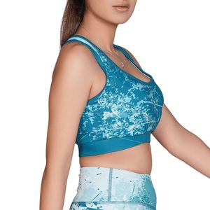Sujetador Deportivo Estampado para Mujer, Top Corto para Fitness, Yoga, Gimnasio, Ropa Deportiva Transpirable, Fabricante OEM ODM Personalizado al por Mayor - Product Image 2