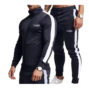Conjunto Deportivo de Forro Polar para Hombre, Ropa Deportiva Cálida y Cómoda, Traje Casual para Correr, Proveedor Mayorista - Product Image 1