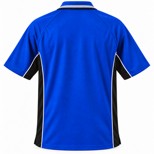 เสื้อโปโลสั่งทำพิเศษสำหรับผู้ชาย แขนสั้น แถบข้างตัดสี คอปกติดกระดุม ชุดยูนิฟอร์มช่างซ่อมบำรุง บริษัท พร้อมสกรีนโลโก้ - Product Image 2