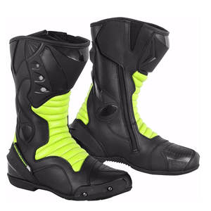 รองเท้าขี่มอเตอร์ไซค์หนังกันลื่นกันน้ำสำหรับผู้ชาย รองเท้าขี่มอเตอร์ไซค์หนังกันน้ำกันลื่น - Product Image 1