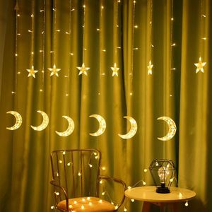Indoor Outdoor Christmas <b>LED</b> String Lights IP65 Rated AC Powered 100 Sheets Mini PVC Address Book Night Twinkle <b>Stars</b> Moon - Product Image 4