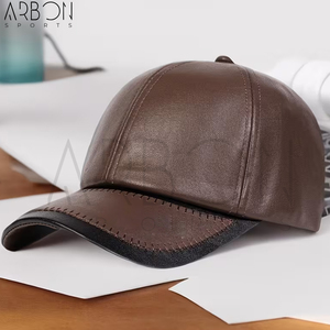 With Best Supplier Good Selling Made In Pakistan In Wholesale Price Adults Wear Street Wear Fashion Sports Leather Caps - Product Image 2